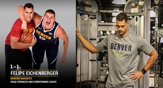 Felipe Eichenberger Head Strength and Conditioning Coach for The Denver Nuggets